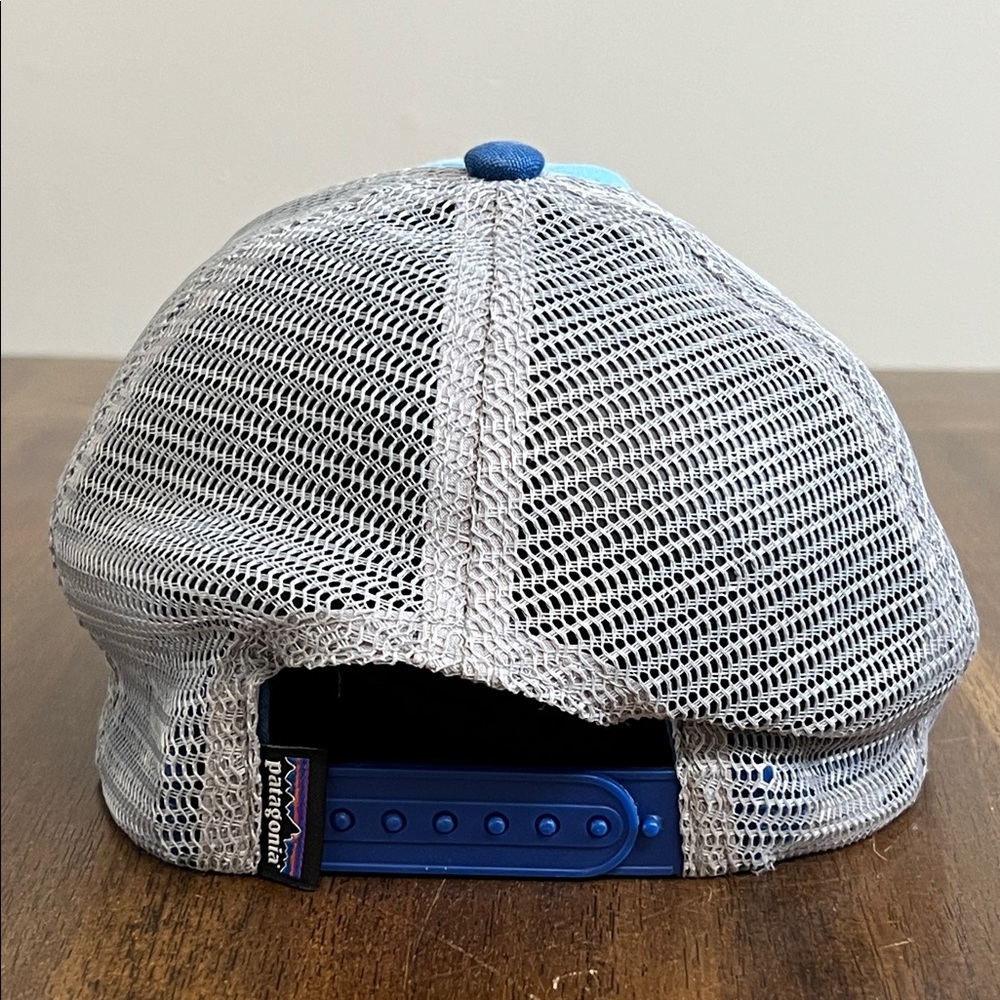 Patagonia Hat Cap Adult Snap Back White Mountain Trucker Mesh Netplus Outdoor - Picture 6 of 11